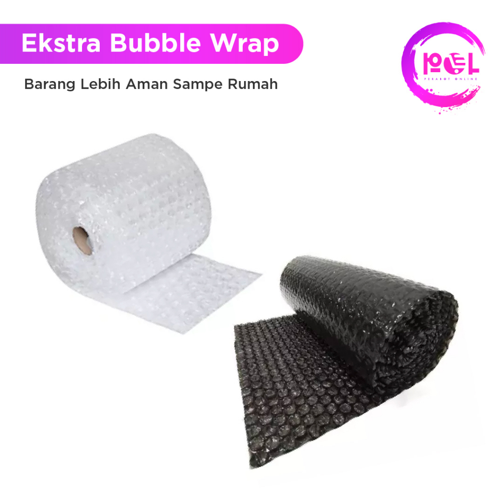 Tambahan Bubble Wrap Khusus Packing