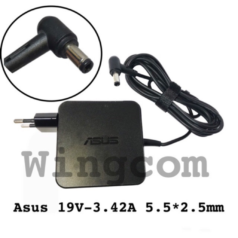 Adaptor ASUS 19V - 3.42A colokan besar 5.5mm*2.5mm KOTAK ORIGINAL