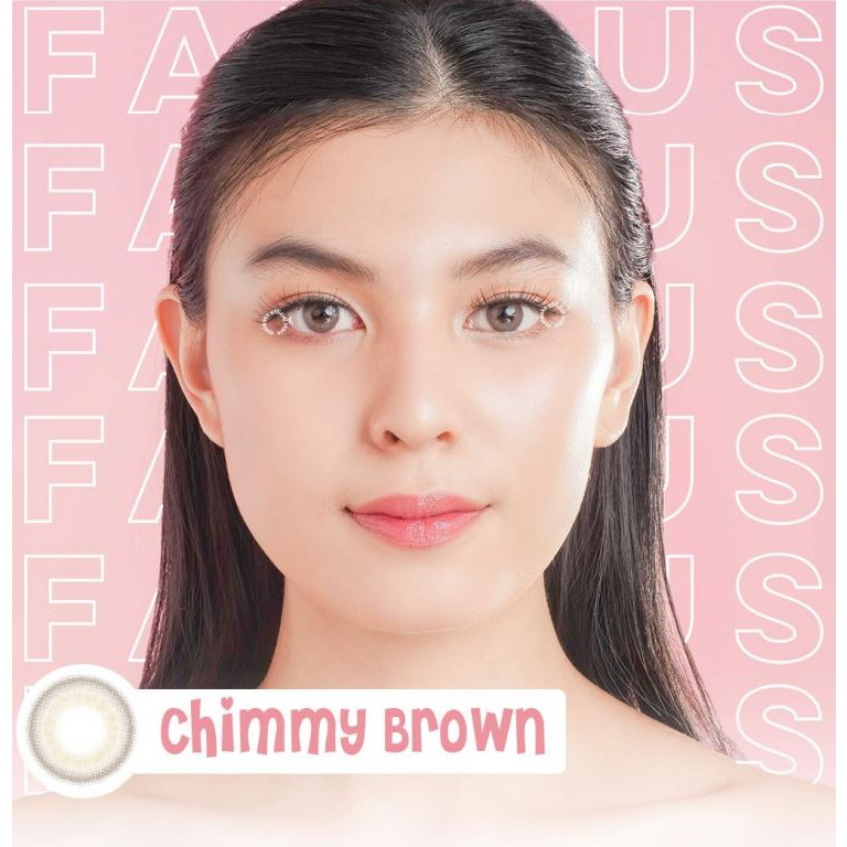 Famous With Biomoist Chimmy Brown Bulanan Softlens Warna