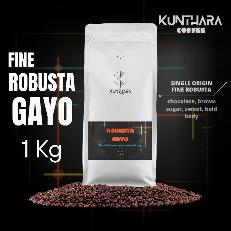 

KUNTHARA Kopi Robusta Gayo 1Kg - Biji/Bubuk