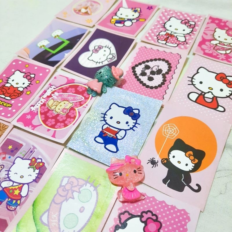 

STICKER HELLO KITTY LABEL 1 SET ISI 12 SAN RIO