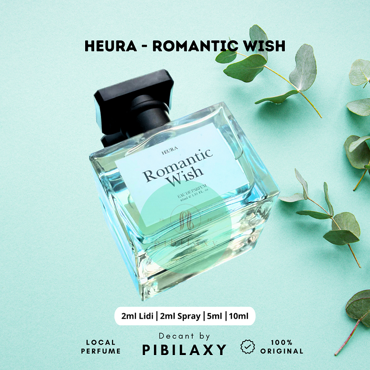 Decant Eau de Parfum Romantic Wish Heura Original Termurah Parfume Vial Perfume Share In Jar / Bottl