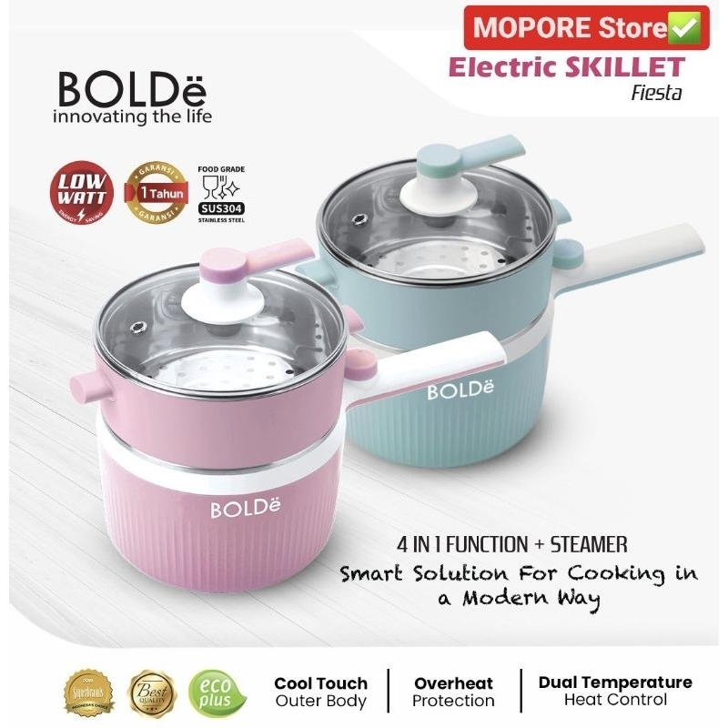 BOLDè Skillet FIESTA Kapasitas 1.2L Panci Elektrik