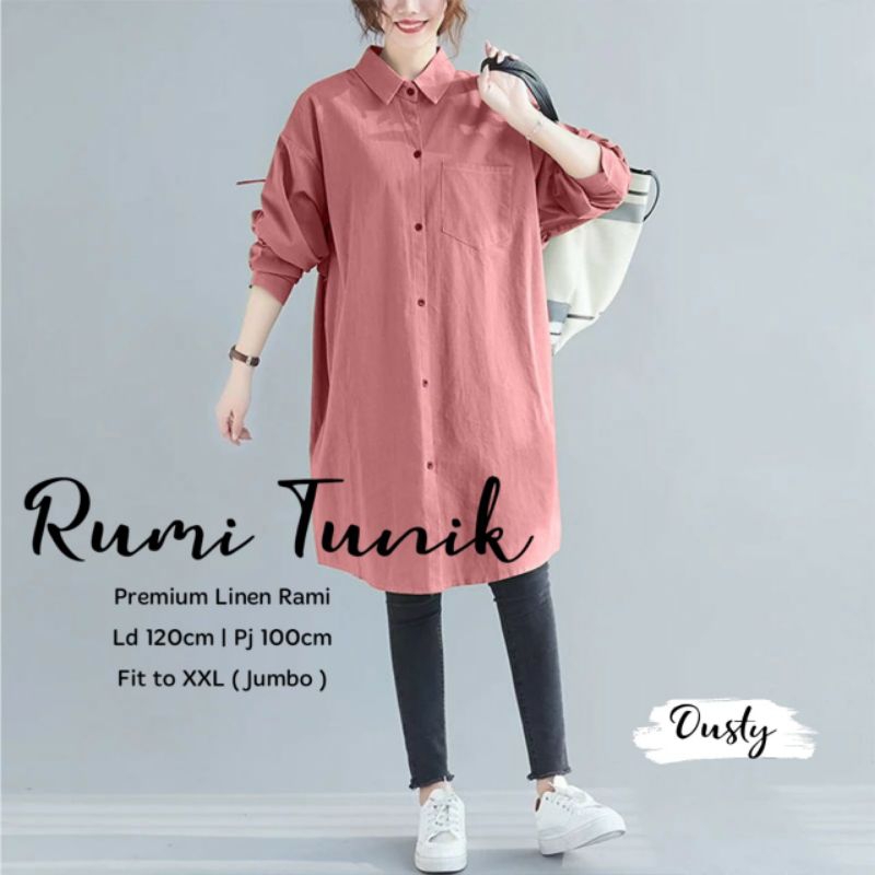 RUMI TUNIK JUMBO LD 120 cm TERBARU