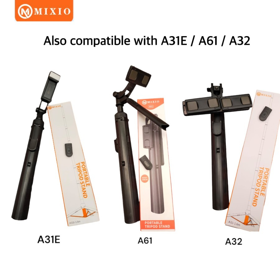 MIXIO - Remote Bluetooth Tongsis A31 / Selfie Stick Remote A31 (1pcs)