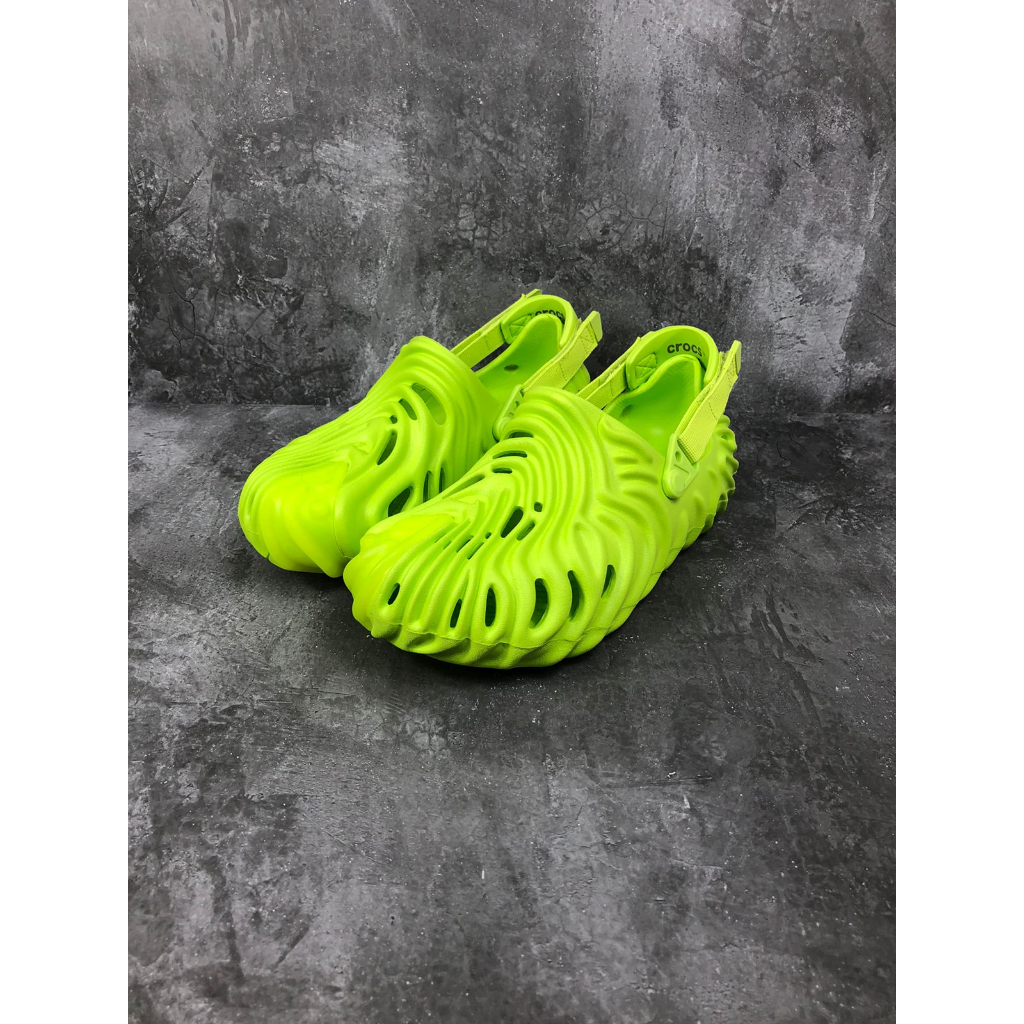 Crocs Pollex Clog x Salehe Bembury Volt/Green, 100% Real Pic.