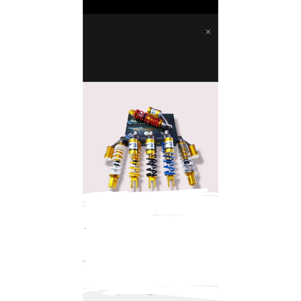 shock tabung matic moto GP ukuran 310 mio beat (shock tabung motor)