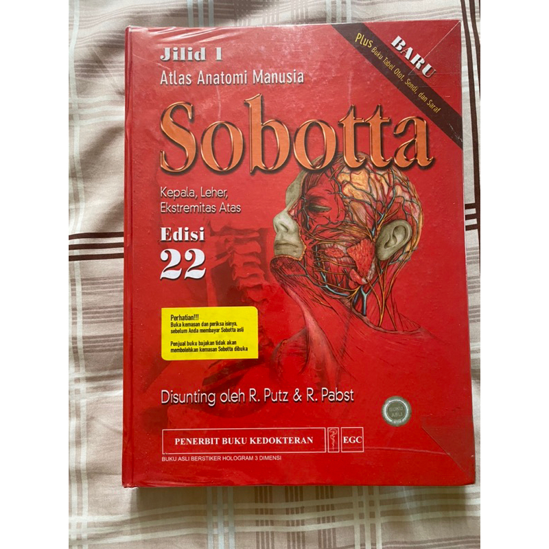 

Buku Original Kedokteran Atlas Anatomi Sobotta edisi 22 SECOND