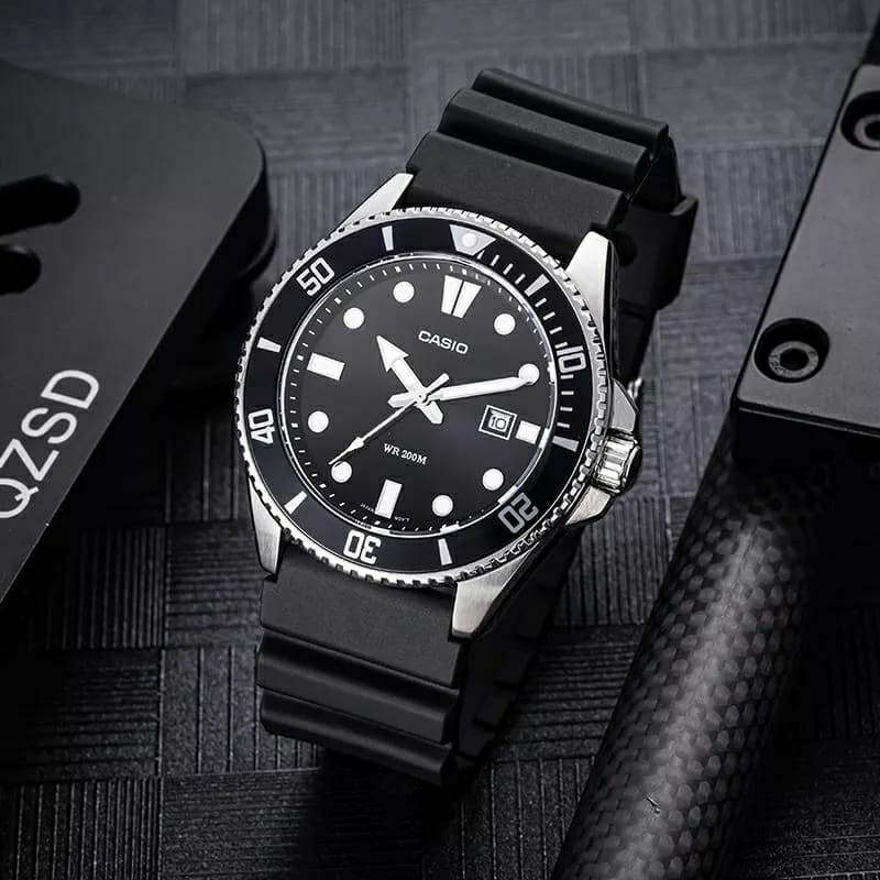 Terviral Jam Tangan Casio Rubber Stainliss Submariner Terlaris Bahan Case Terlaris