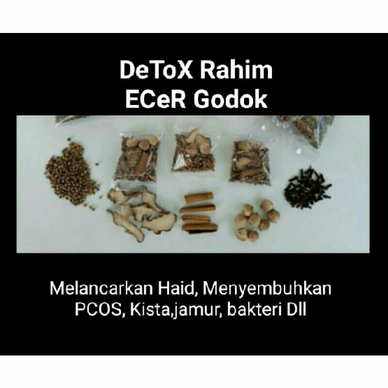 

Rempah JSR godok/ rebus untuk Detox Rahim