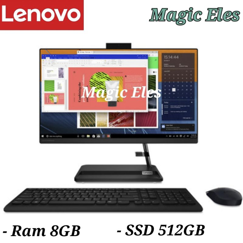 PC AIO Lenovo 3 24ITL6 intel Core i5 - 1135G7 Ram 8GB SSD 512GB Windows 11