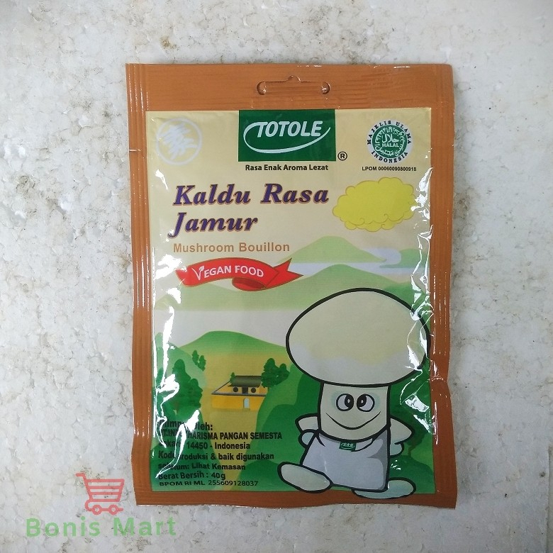 

TOTOLE. Bumbu Penyedap Rasa Kaldu Jamur.