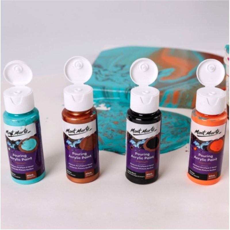 

Mont Marte Pouring / Fluid Art 4pc Paint Set - Symphony