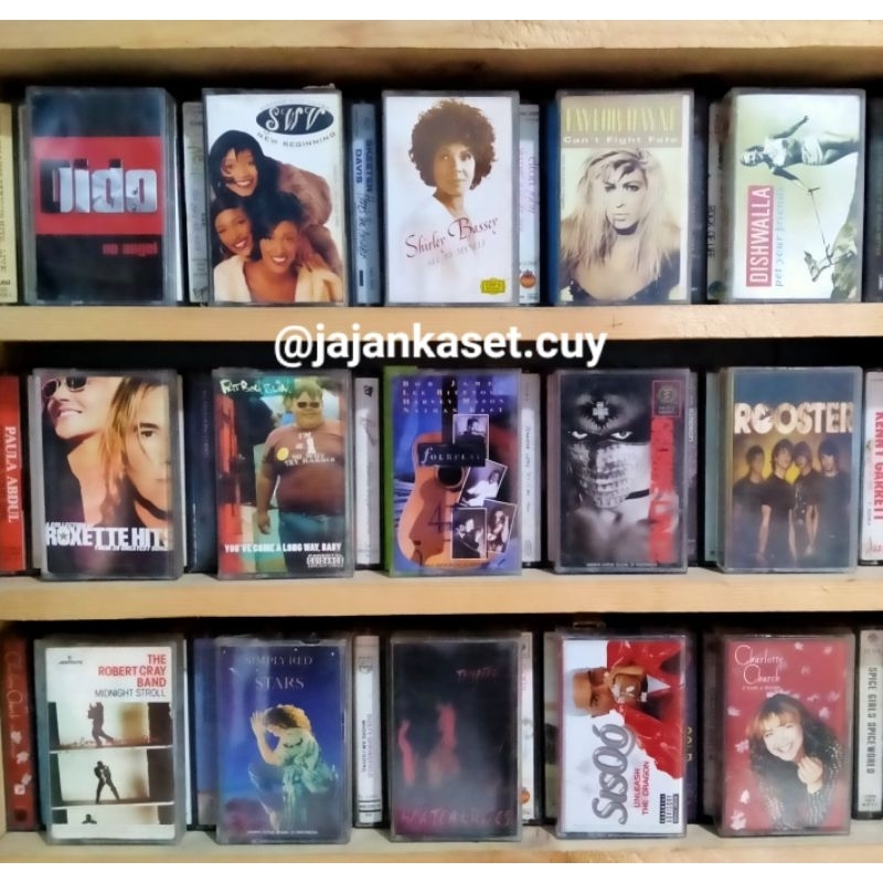 KASET PITA DIDO ROXETE FOURPLAY  BARANG UNIK BARANG JADUL BARANG ANTIK KASET