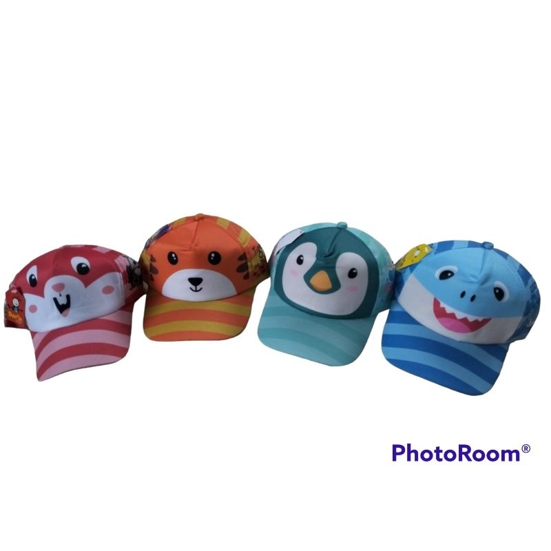 Topi import anak motif animal