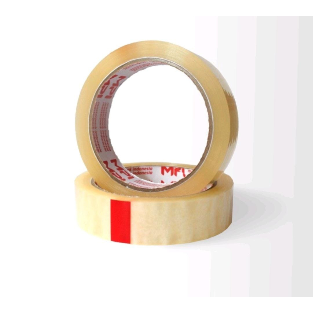 

(1pcs) Lakban Bening Kecil 24 mm x 100 m / Lakban Packing MPI