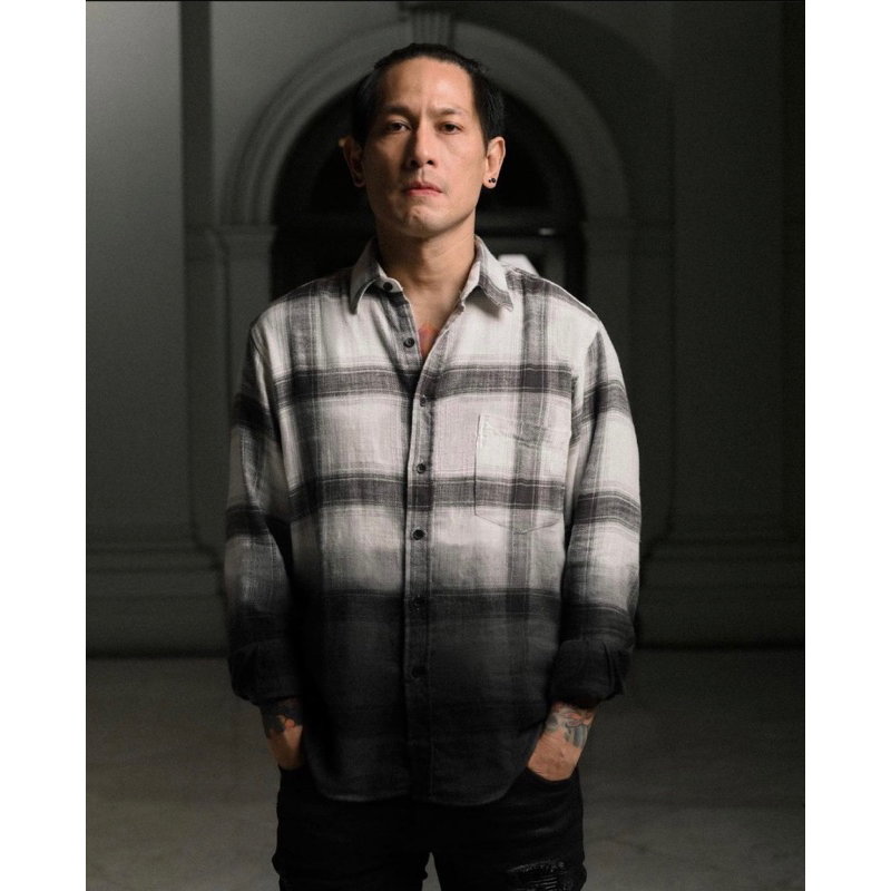 rucas flannel white gradation size XL