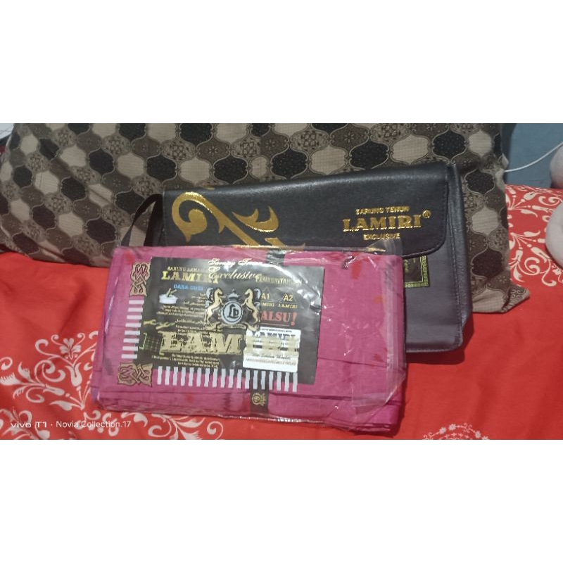 Preloved Sarung Lamiri Sutra MST90 50% Sutra