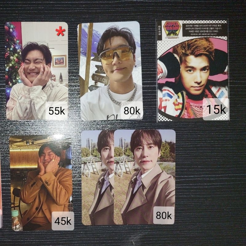 Super Junior Photocard PC