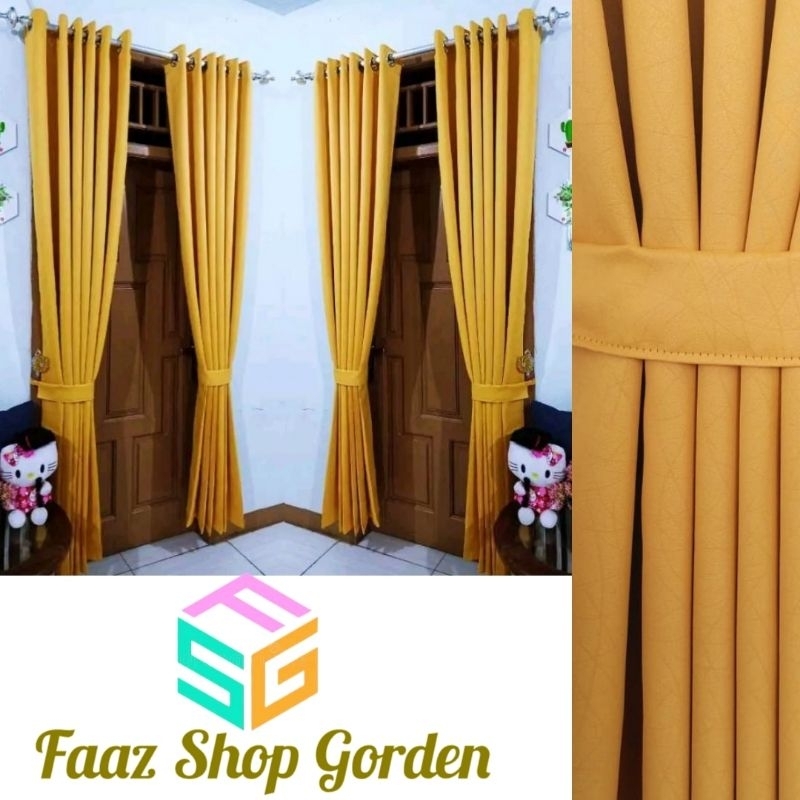 Gorden Polos Blackout Import Premium Gorden Jendela Minimalis Gorden Pintu Kamar Tidur
