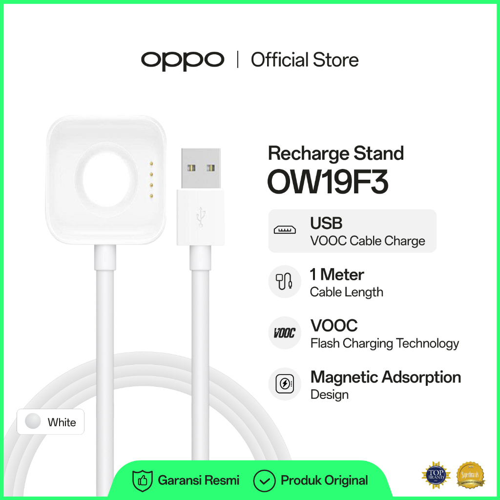 [NEW!] OPPO Recharge Stand OW19F3 - OPPO WATCH Magnetic Charger