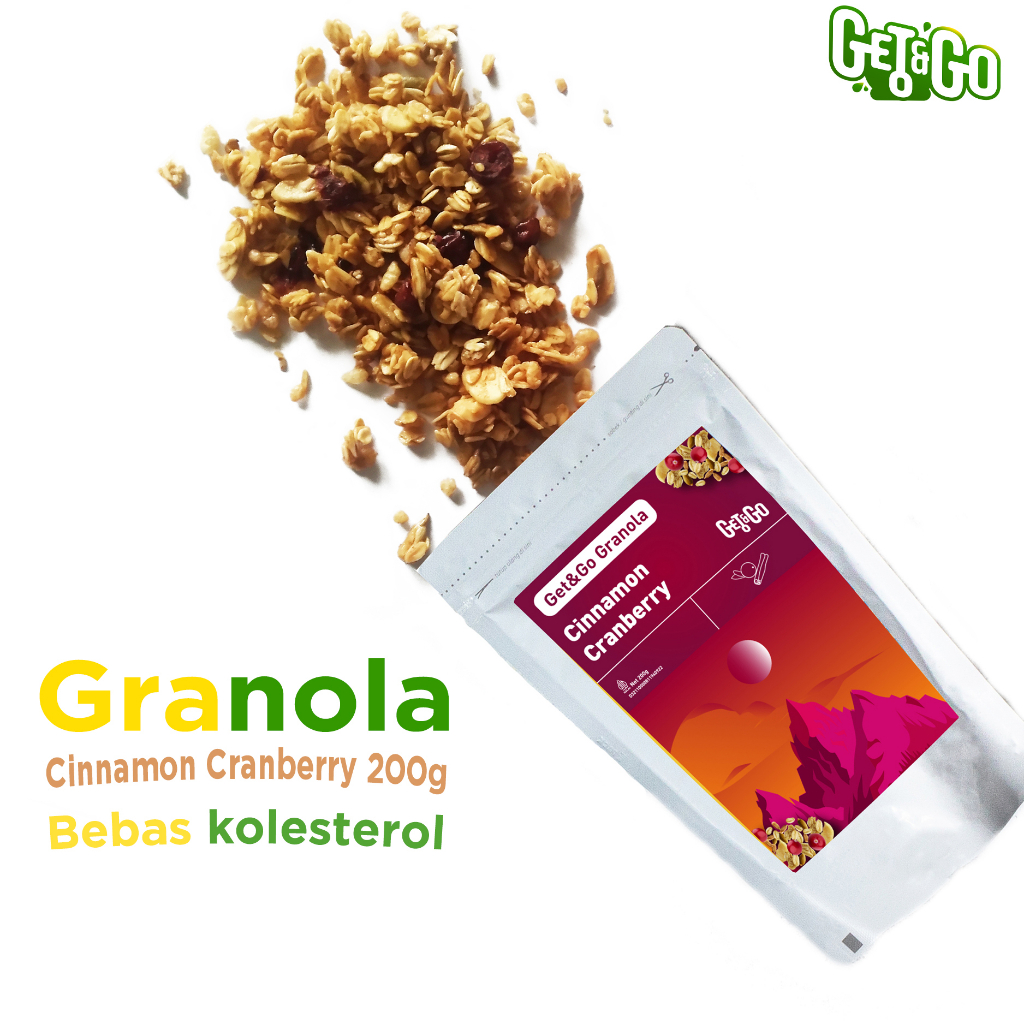 

Get and Go cinnamon kayu manis 200 g - sereal granola cereal