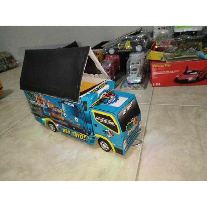 truck oleng miniatur panjang 30cm TAYO