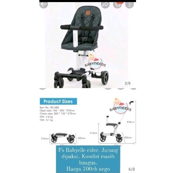 preloved babyelle rider