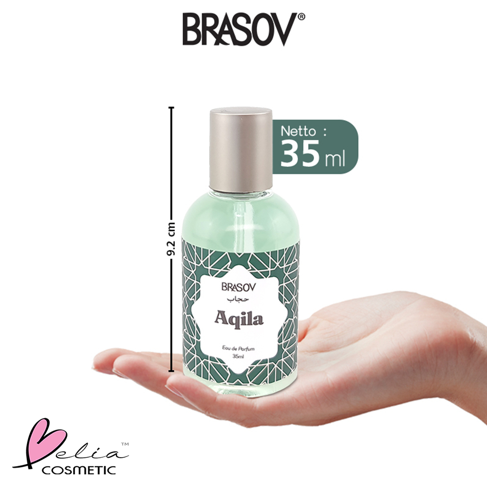 ❤ BELIA ❤ BRASOV Hijab Parfum Wanita 35 ML | Eau De Parfum Fragrance | Parfum Spray | Halal | BPOM