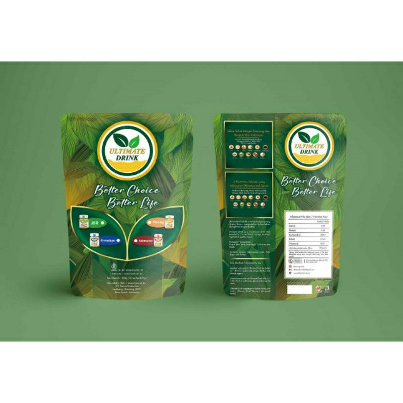 

JSR Minuman REMPAH Kemasan Dan Pouch // Ultimate Drink Serbuk JSR