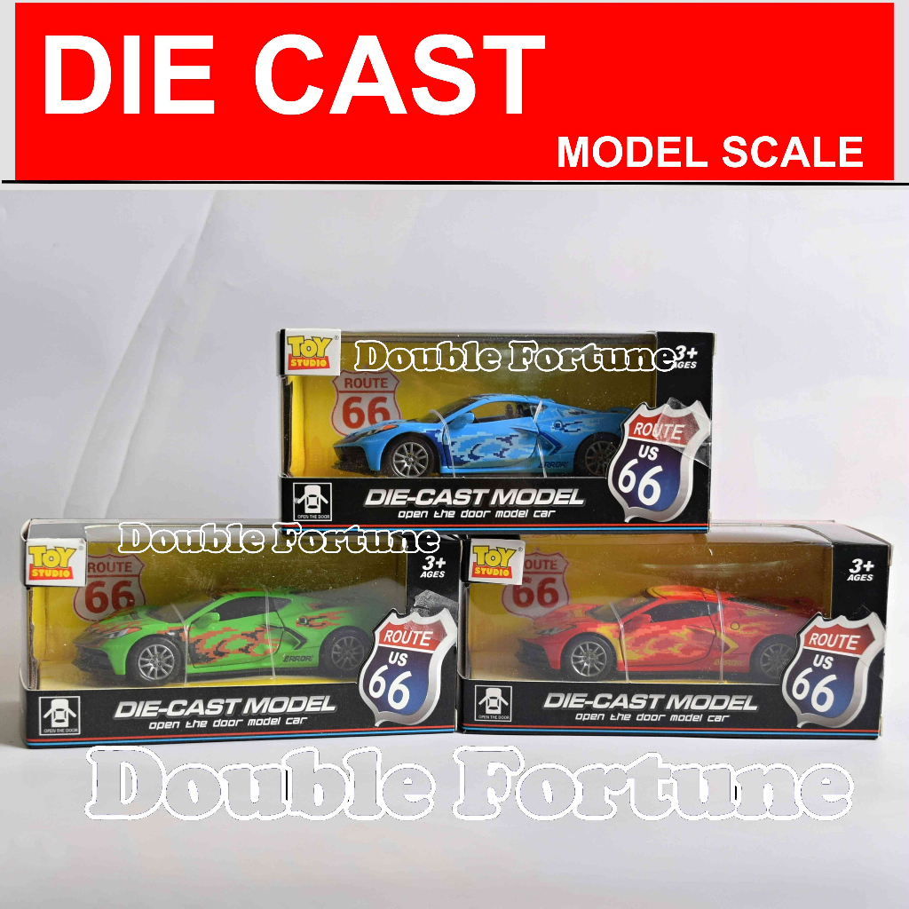 DIE CAST METAL SPORT CAR MODEL SCALE COLLECTOR ITEM DIECAST TOY TOYS MAINAN ANAK KADO ULANG TAHUN