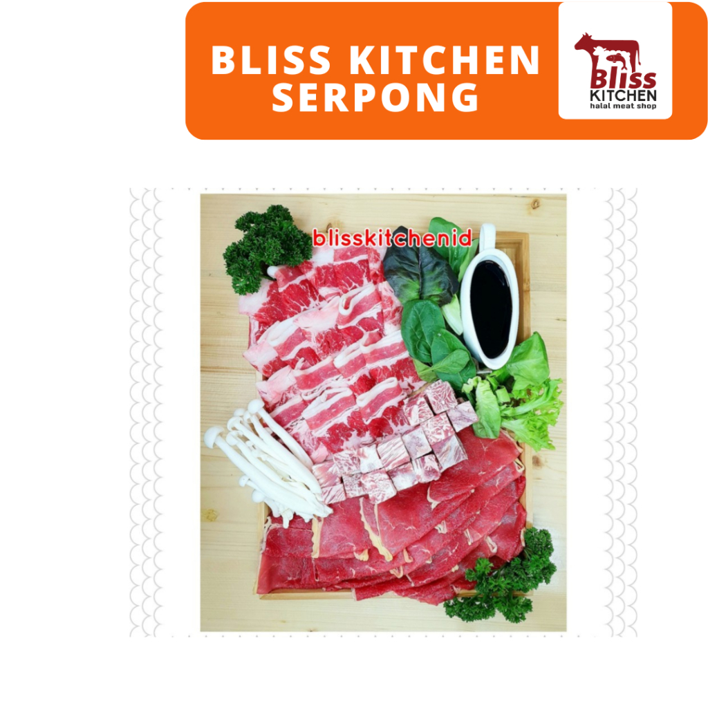 

JAPANESE YAKINIKU SET - Beef 750gr + Sauce 250gr for 3-4 pax