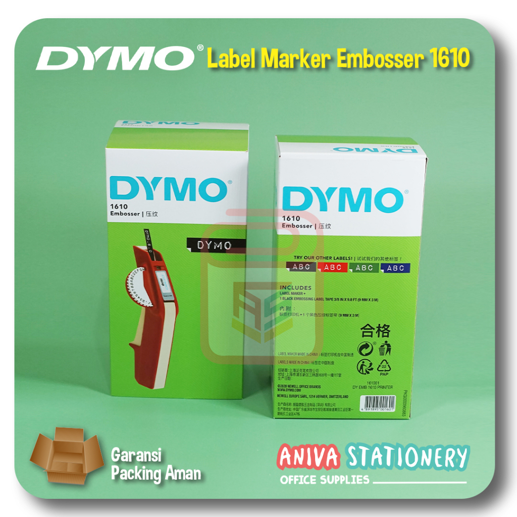 

Label Maker Emboss Dymo 1610 (BONUS 2 LABEL)