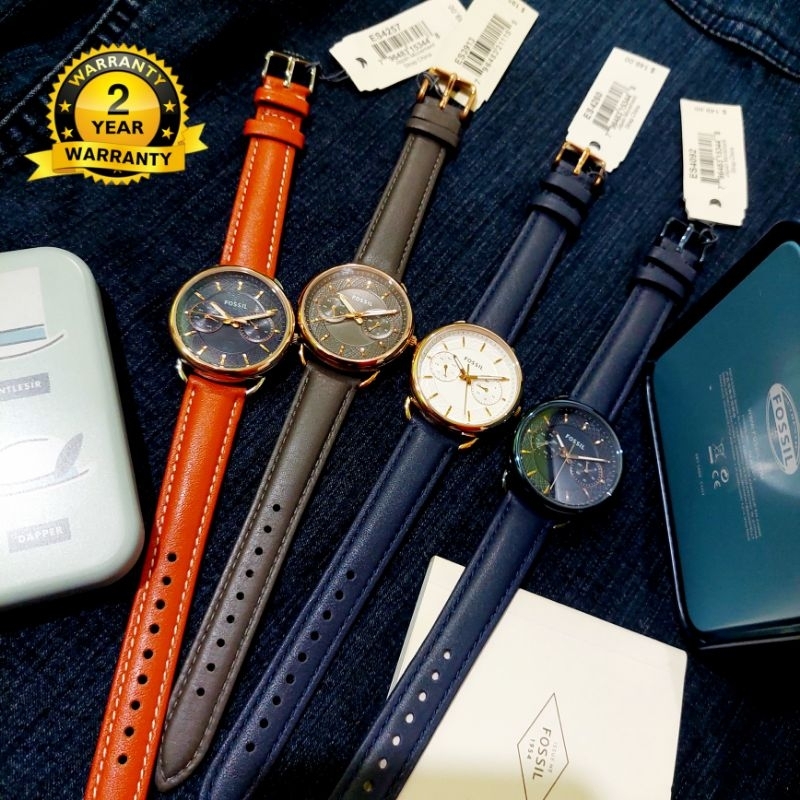 Original Jam Tangan FOSS IL Tailor ES4257 ES4260 ES4092 ES3913 Strap Kulit