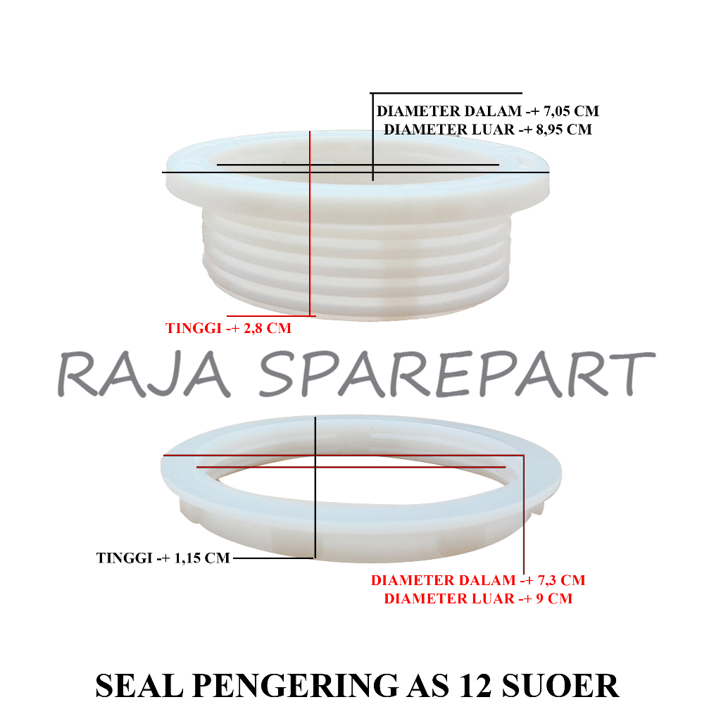 SEAL PENGERING/SEAL KARET PENGERING MESIN CUCI/SEAL PENGERING AS 12 SUOER
