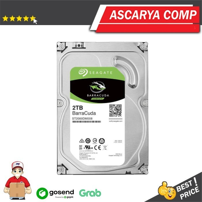 Seagate Baracuda 3.5&quot; - 2TB Sata3