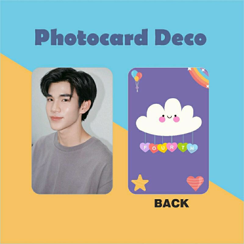 Photocard deco Fourth Nattawat laminasi