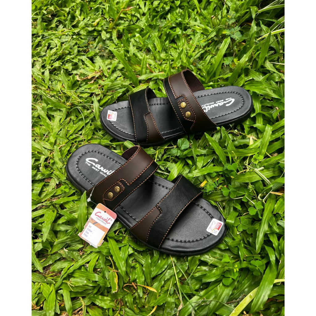 11.11 SALE : SANDAL LAKI SLOP LAKI DEWASA SANDAL PRIA TANPA BOX