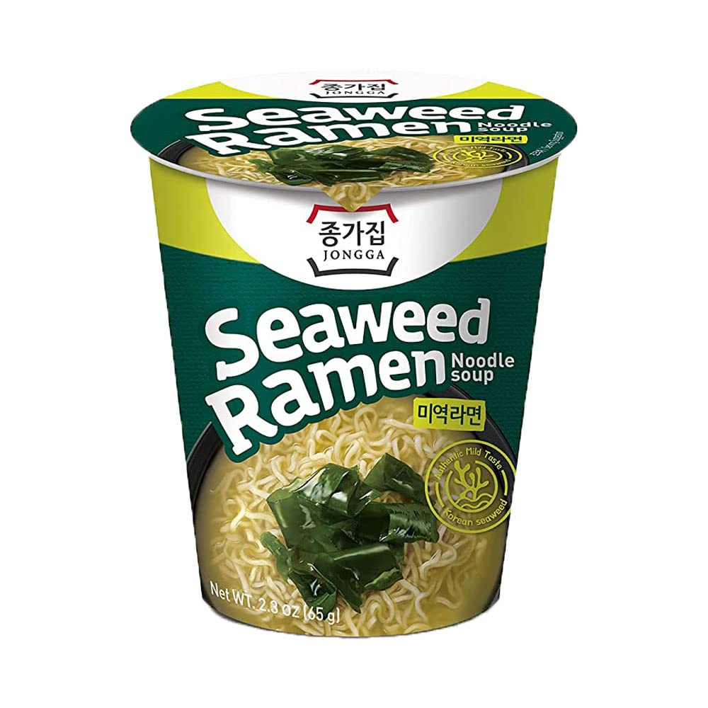 

Jongga Seaweed Ramen Noodle Soup Cup 65gr