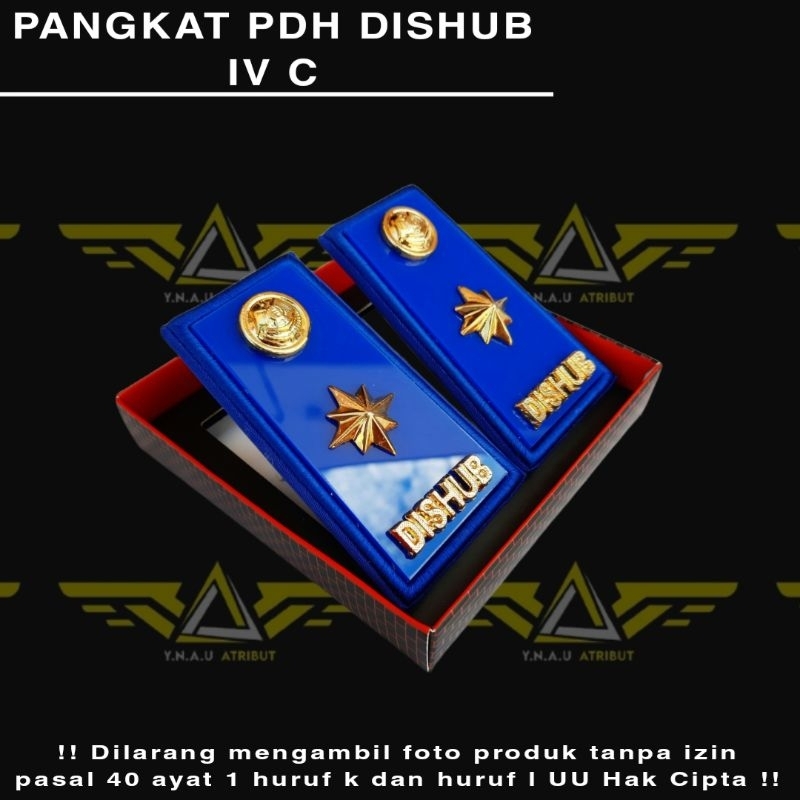 ATRIBUT DISHUB / PANGKAT PDH DISHUB GOLONGAN 4C EXCLUSIVE