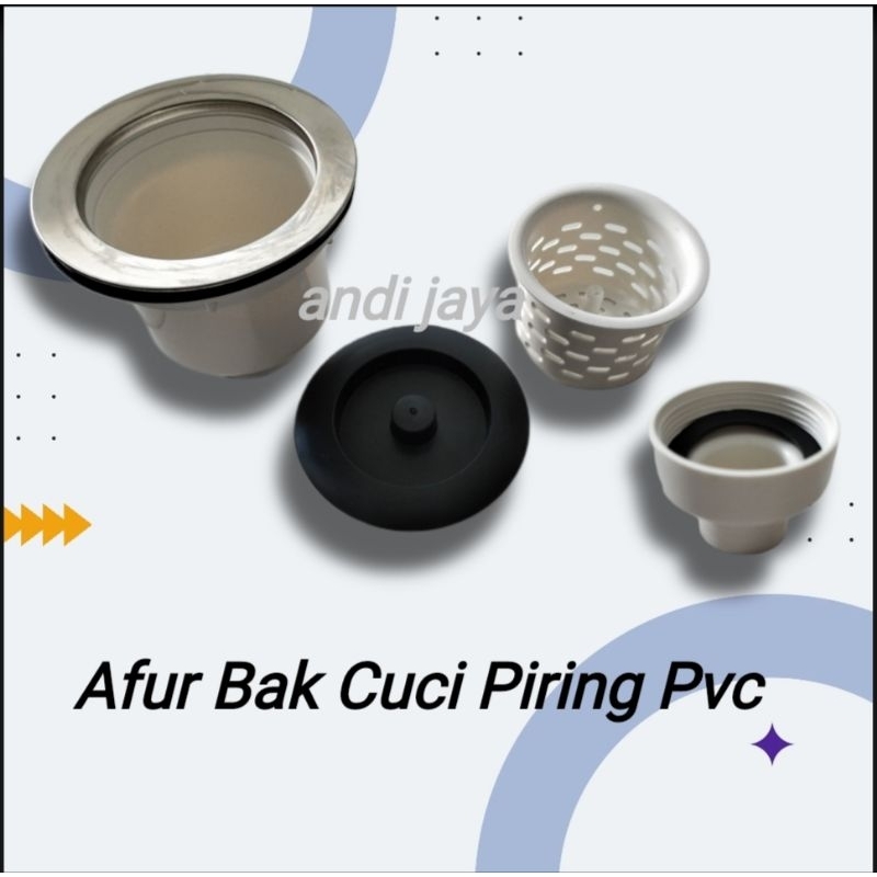 Afur Bak Cuci Piring Pvc Bibir Stainles / Afur Bak cuci Piring