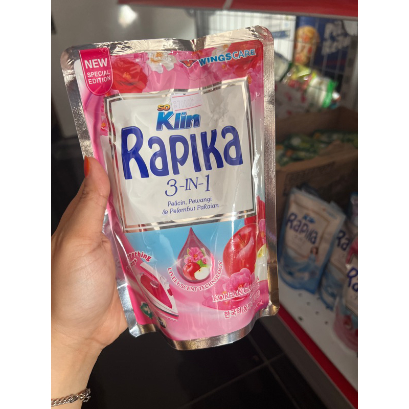 HD Management So klin Rapika 7.000 3 in 1 Pelicin pakaian 400ml pink