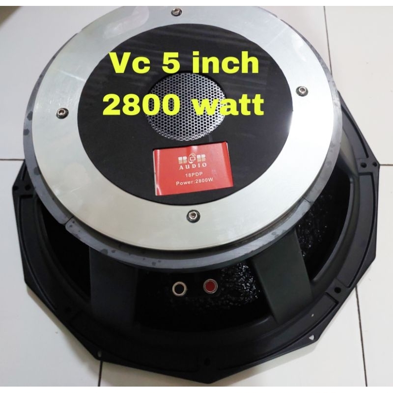 Speaker Subwoofer 18 inch BOB 18PDP 2800 Watt BOB 18 PDP