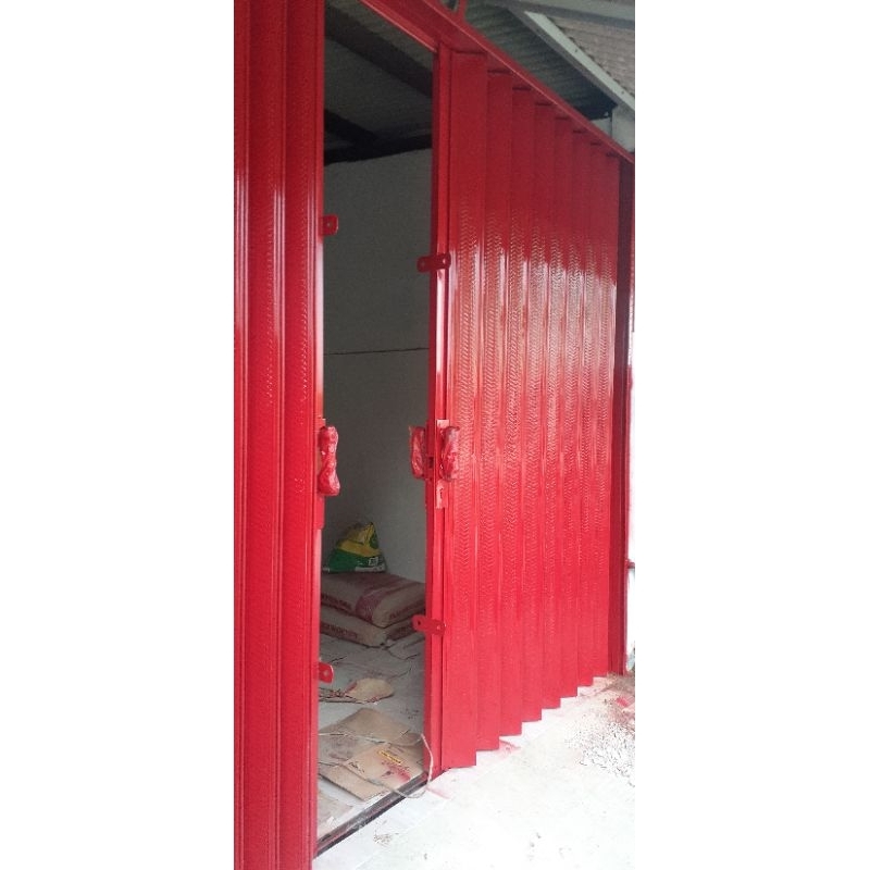 pintu poldingget+partisi almunium.