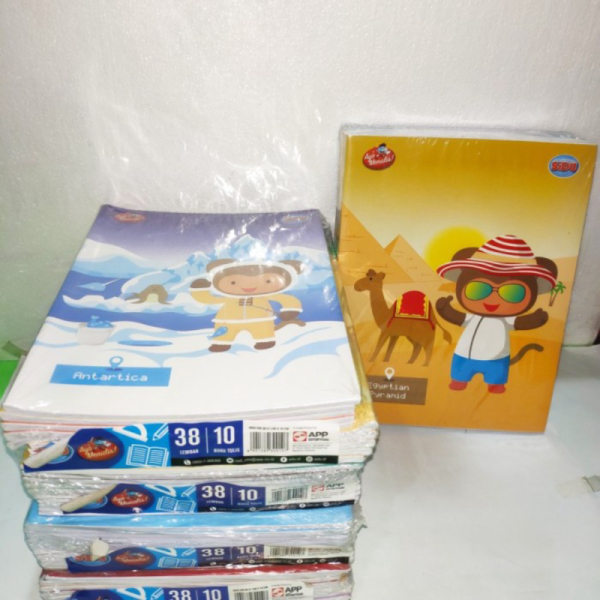 

Unik BUKU TULIS SIDU 38 LBR ISI 10 BUKU Limited