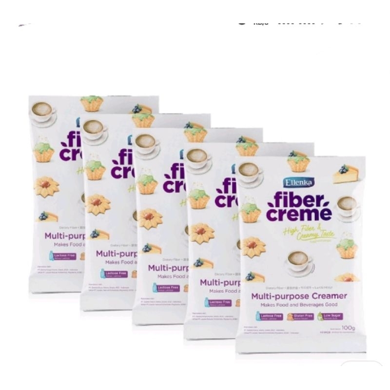 

Fiber Creme Ellenka (krimer serbaguna) isi 5 Bks @ 100 gram