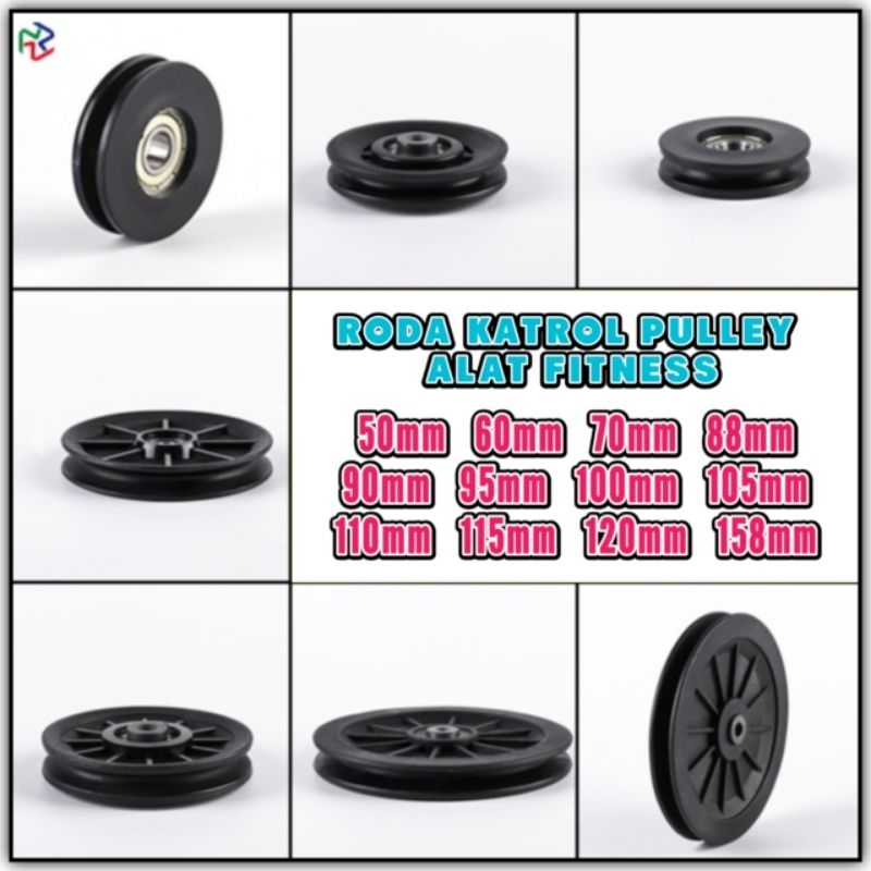 Roda Katrol Pulley Gym Alat Fitness Sparepart Perlengkapan Alat Fitnes Gym