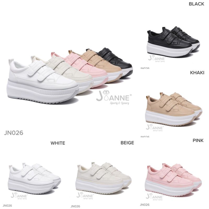 JOANNE Highsole Sneakers Shoes #JN026 ORIGINAL