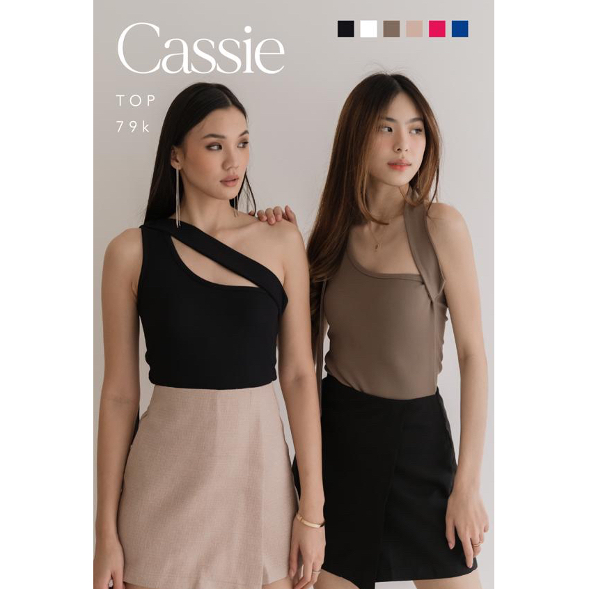 Cassie Multi-ways Top | Atasan Knit Wanita | Comfy Korean Style Camisole | Tanktop Murah Premium Berkualitas