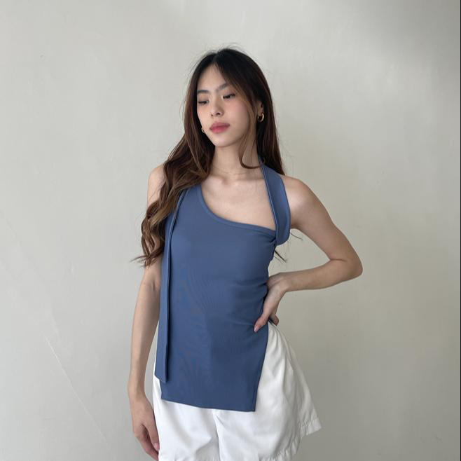 Cassie Multi-ways Top | Atasan Knit Wanita | Comfy Korean Style Camisole | Tanktop Murah Premium Berkualitas